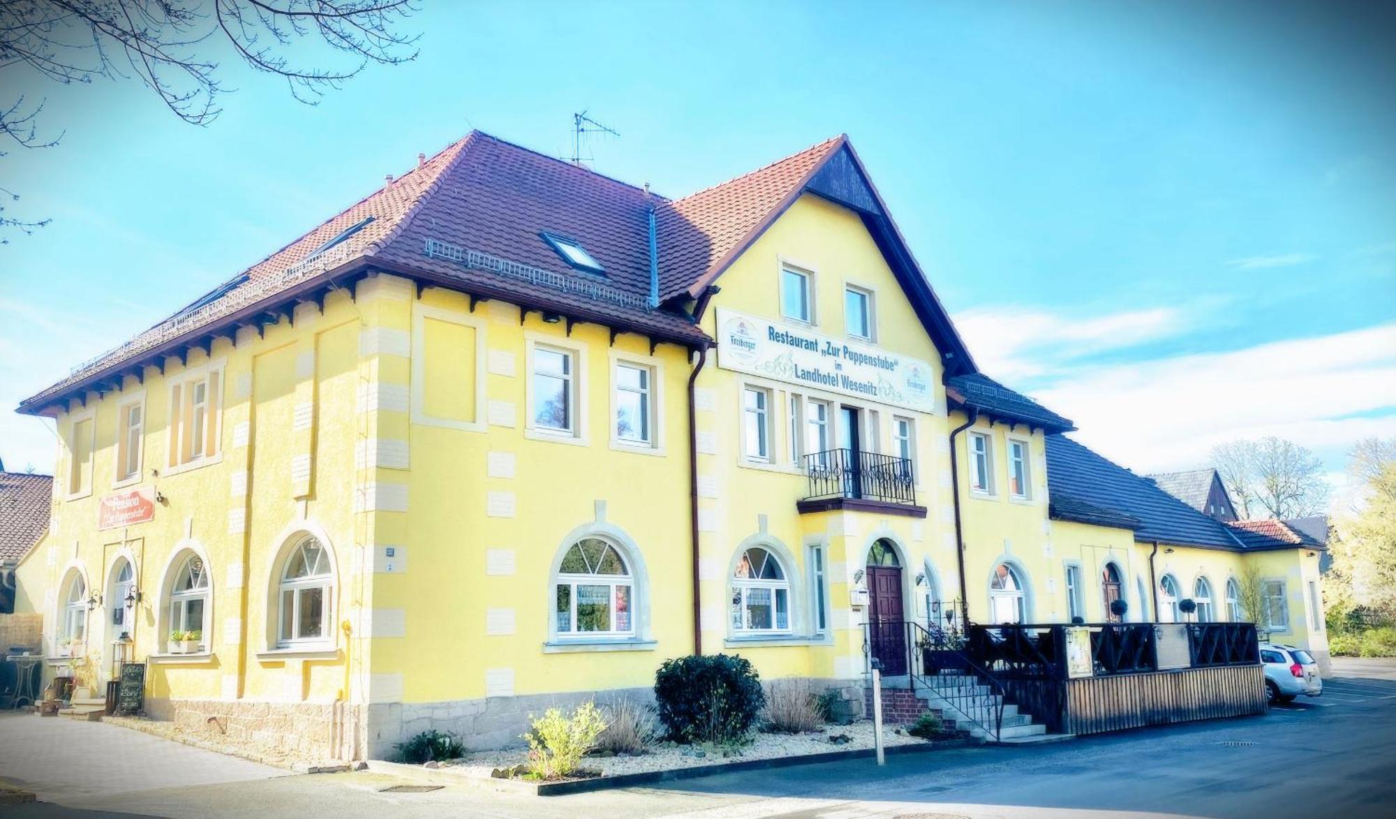 Restaurant Und Pension Zur Puppenstube Stolpen Exterior photo